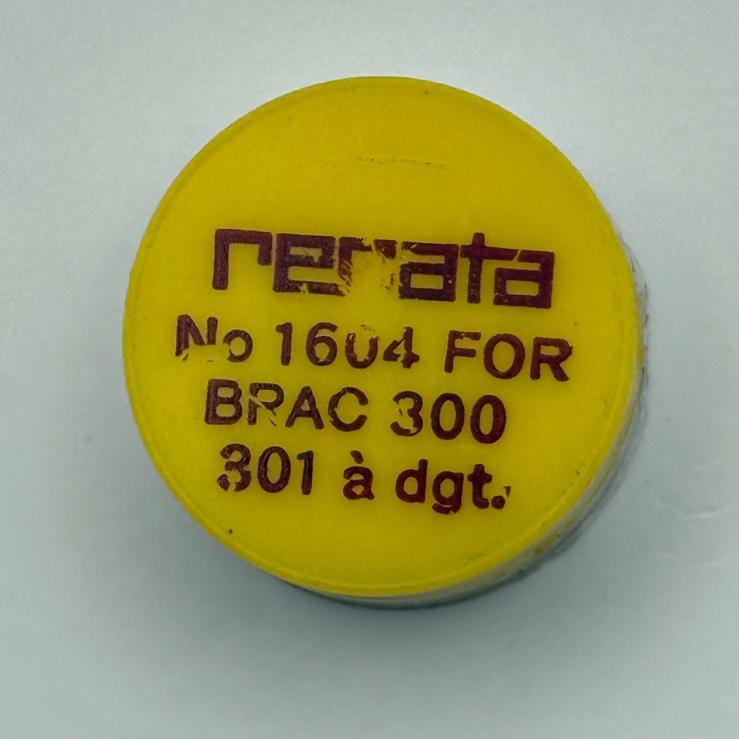 BRAC 300, 301 Balance Wheel Complete And Spring 1604 Watch Movement Parts 