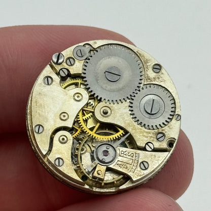 24.9mm Unidentified Balance Intact Trench Watch Movement Manual Wind Swiss PARTS
