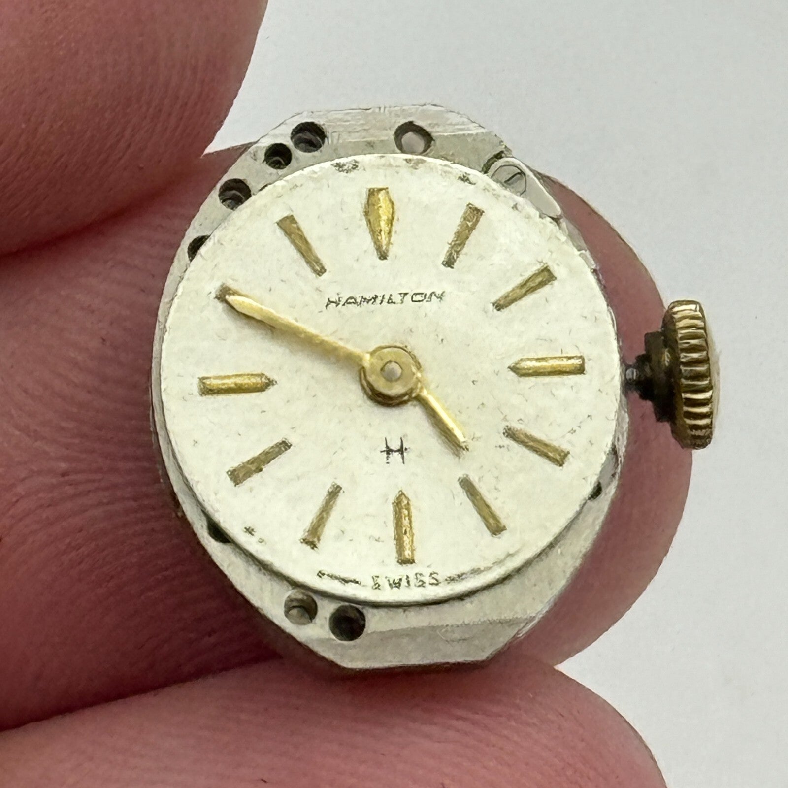 13mm Ladies Hamilton Cal 16 Swiss Manual Wind Vintage Watch Movement PARTS