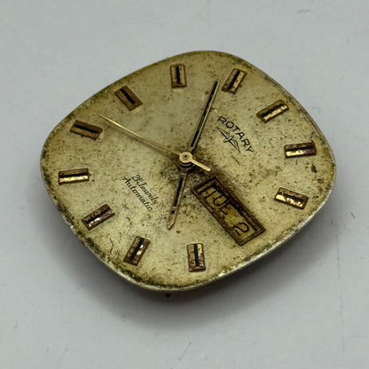 25.9mm Vintage Rotary ETA 2830 Automatic Partial Watch Movement PARTS REPAIR