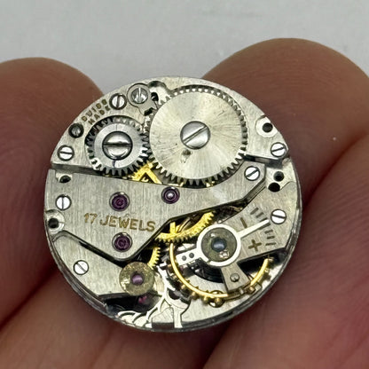 19.7mm Vintage AS 970 Swiss 17 Jewels Manual Wind Watch Movement PARTS REPAIR