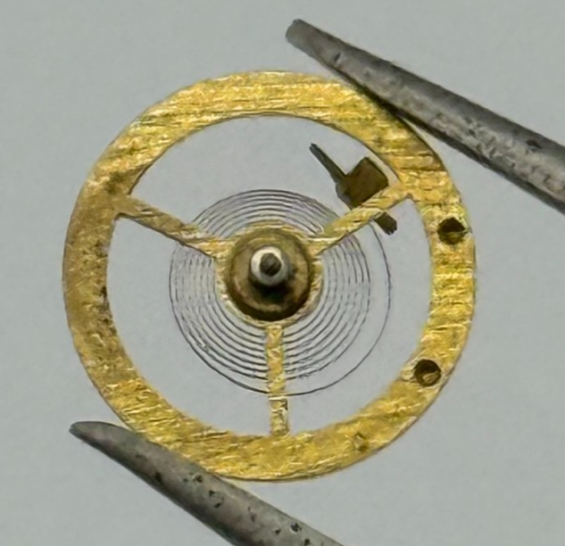 AS 1037 Balance Complete 5¼’’’ Renata Watch Movement Parts Vintage Damaged