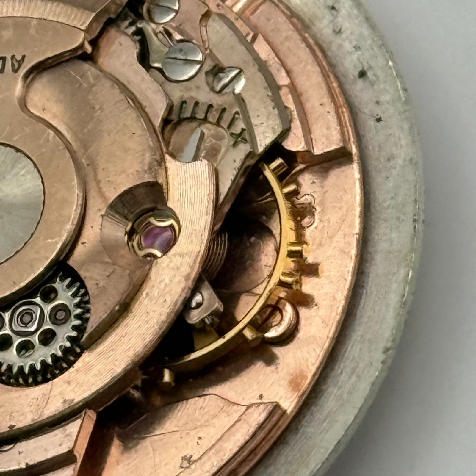 ETA 2451 Watch Movement Automatic Senate 25 Jewels Vintage Parts Repair 25.6mm