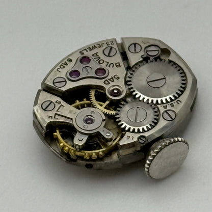12.9mm Running Vintage Ladies Bulova 5AD Manual Wind Swiss Watch Movement PARTS