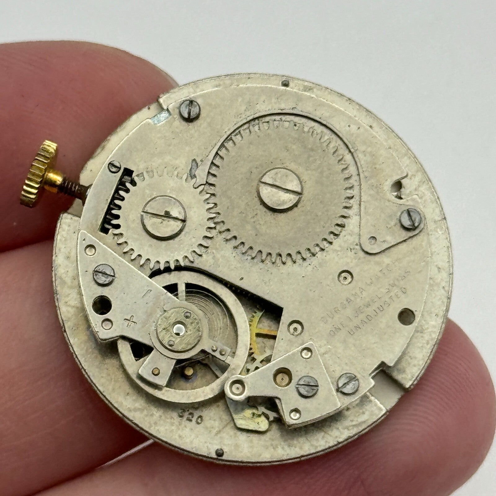 31.1mm Men's Burgana Binatone D 320 Manual Wind Swiss Watch Movement PARTS SPARE