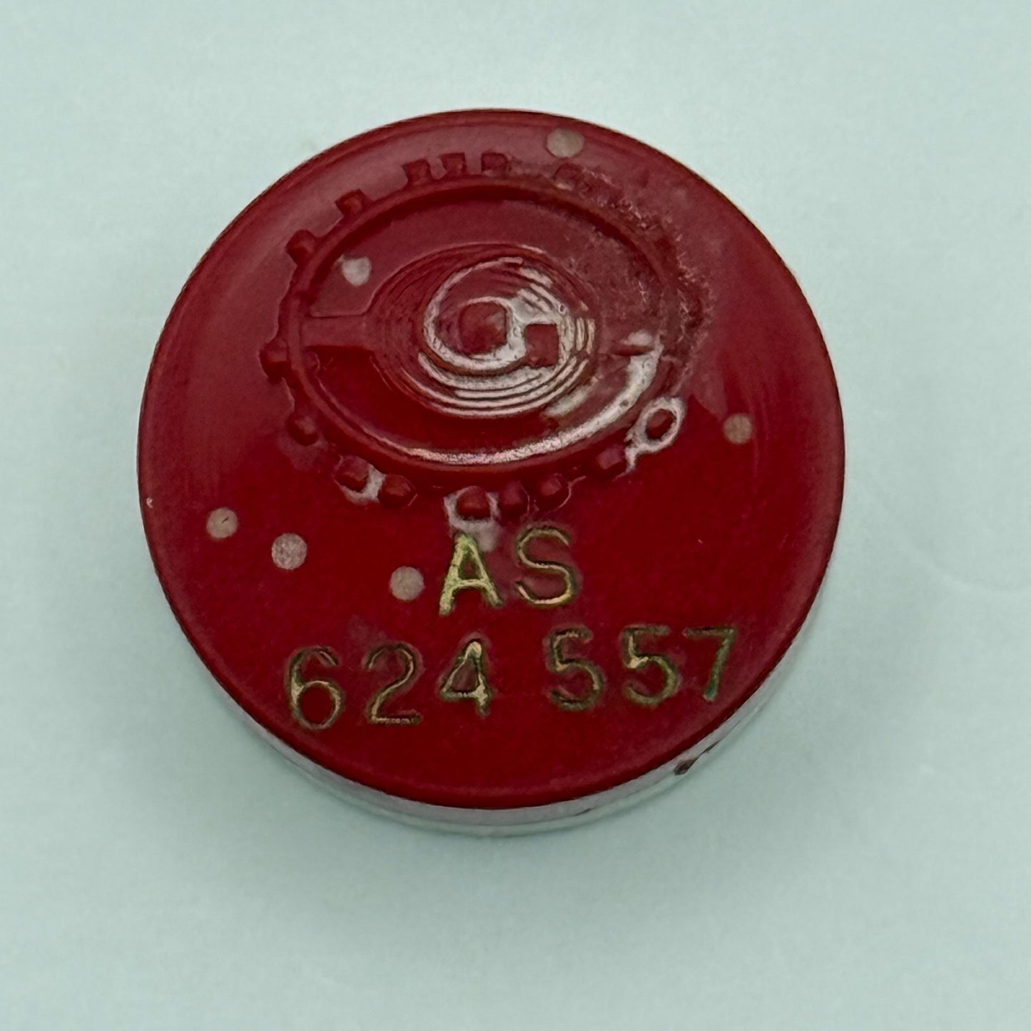 AS 624 557 Balance Wheel Complete And Spring Renata Watch Movement Parts NOS