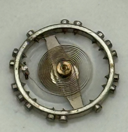 AS 976 1012 Balance Wheel Complete And Spring  29 M Watch Movement Parts NOS 
