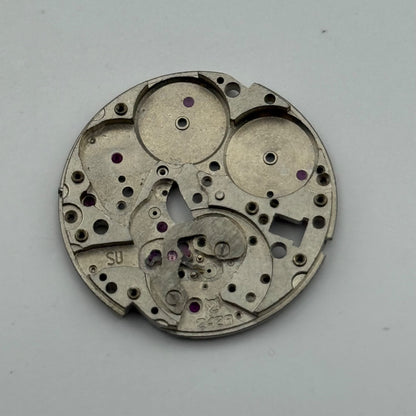 Slava 2428 Soviet Watch Movement Main Plate Manual Wind Vintage Parts 24.9mm