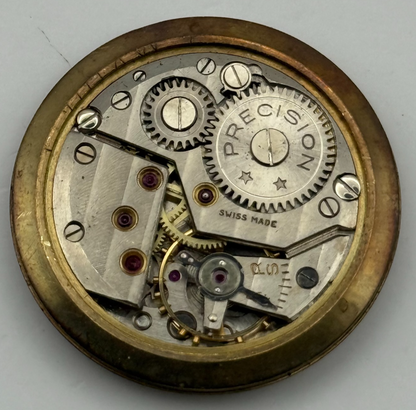 Mappin & Webb Precision Watch Movement Manual Wind Vintage Parts Repair 29.6mm