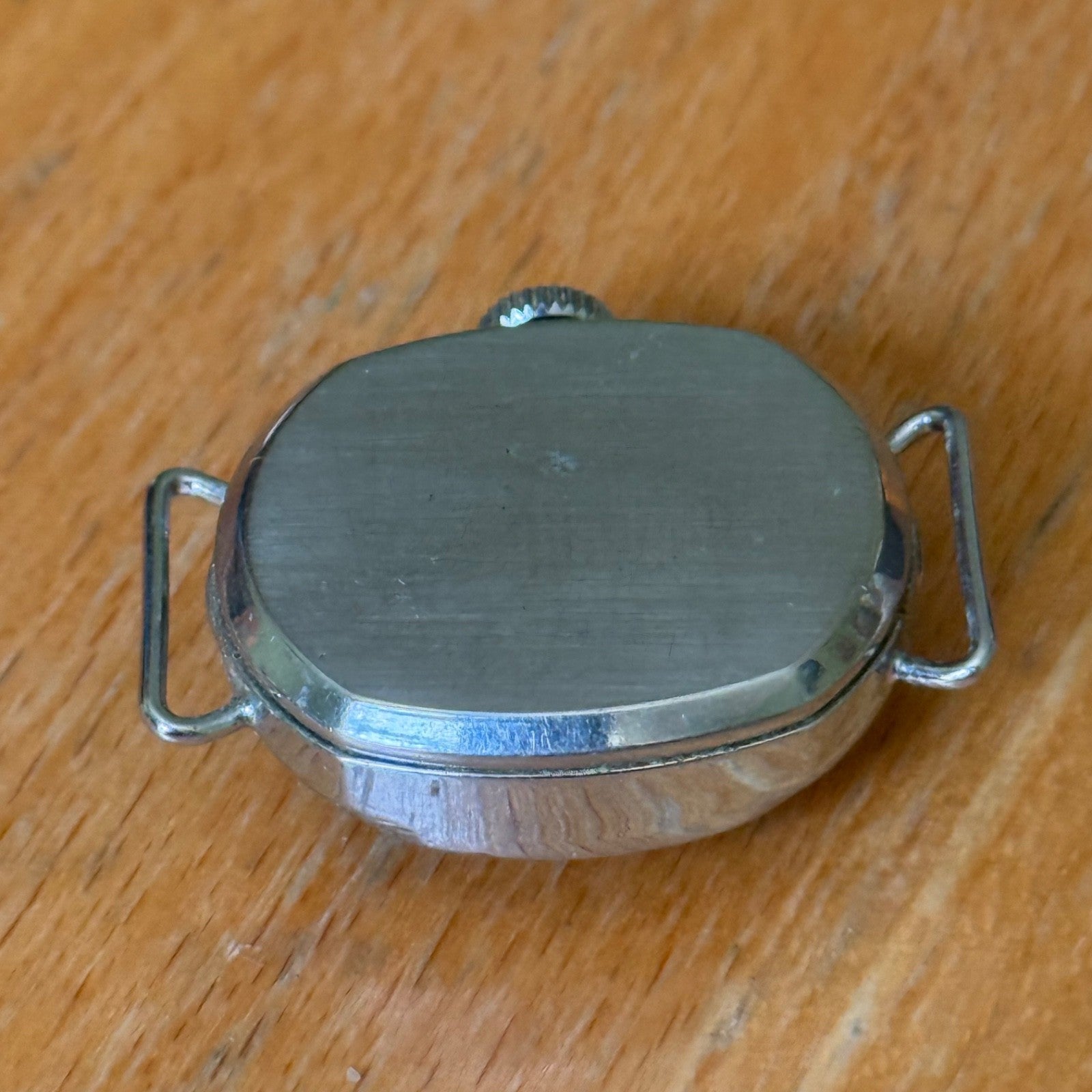 23mm Vintage Westclox Made In Uk Silver Tone Manual Wind Watch PARTS / REPAIR