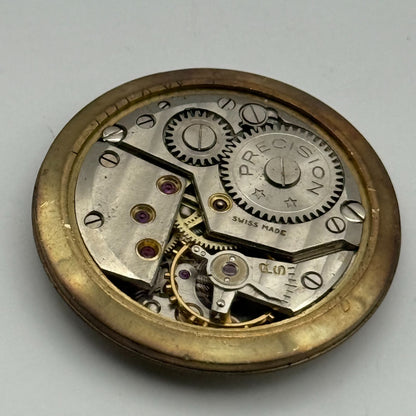 Mappin & Webb Precision Watch Movement Manual Wind Vintage Parts Repair 29.6mm