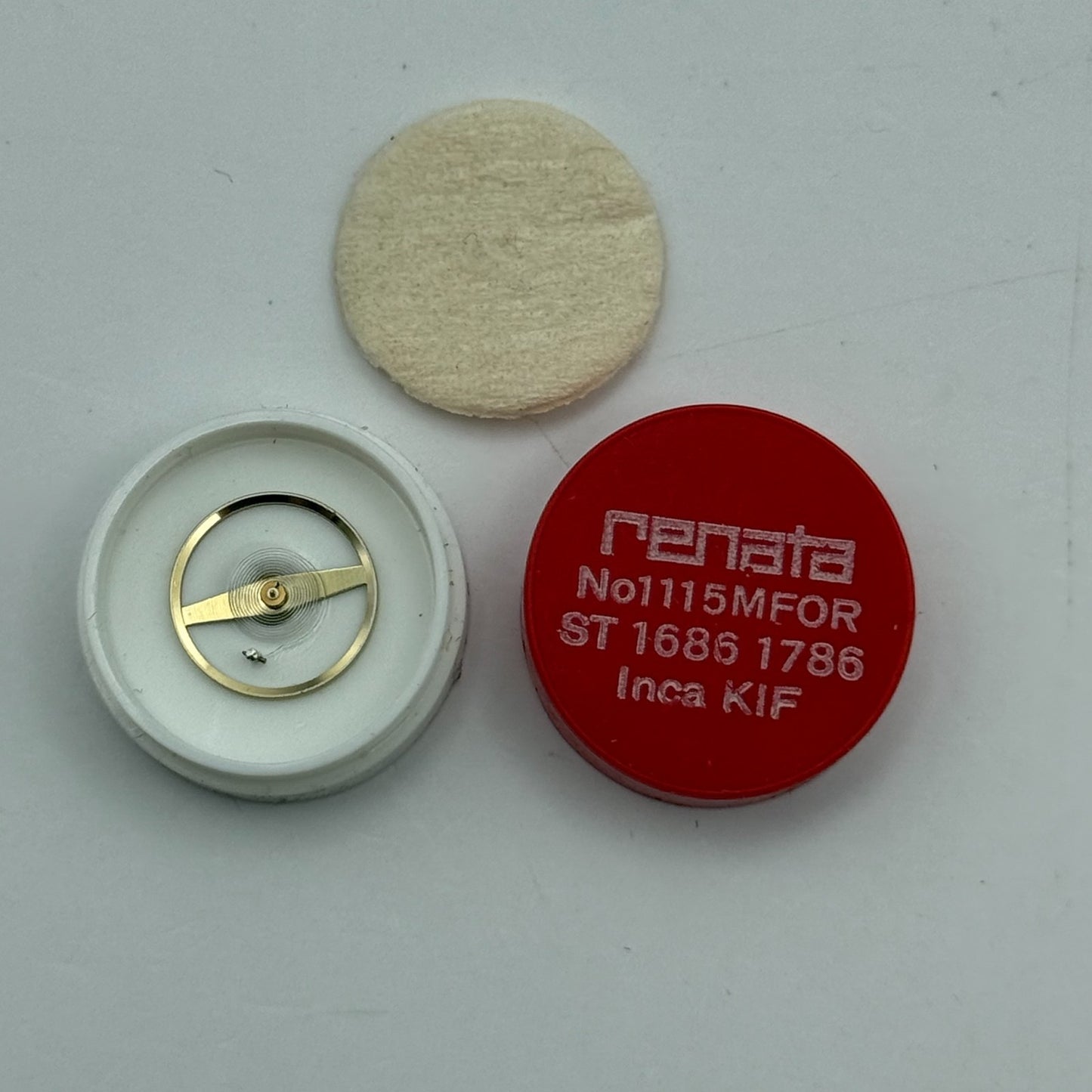 ST 1686 1786 Balance Wheel Complete And Spring  1115 M Watch Movement Parts