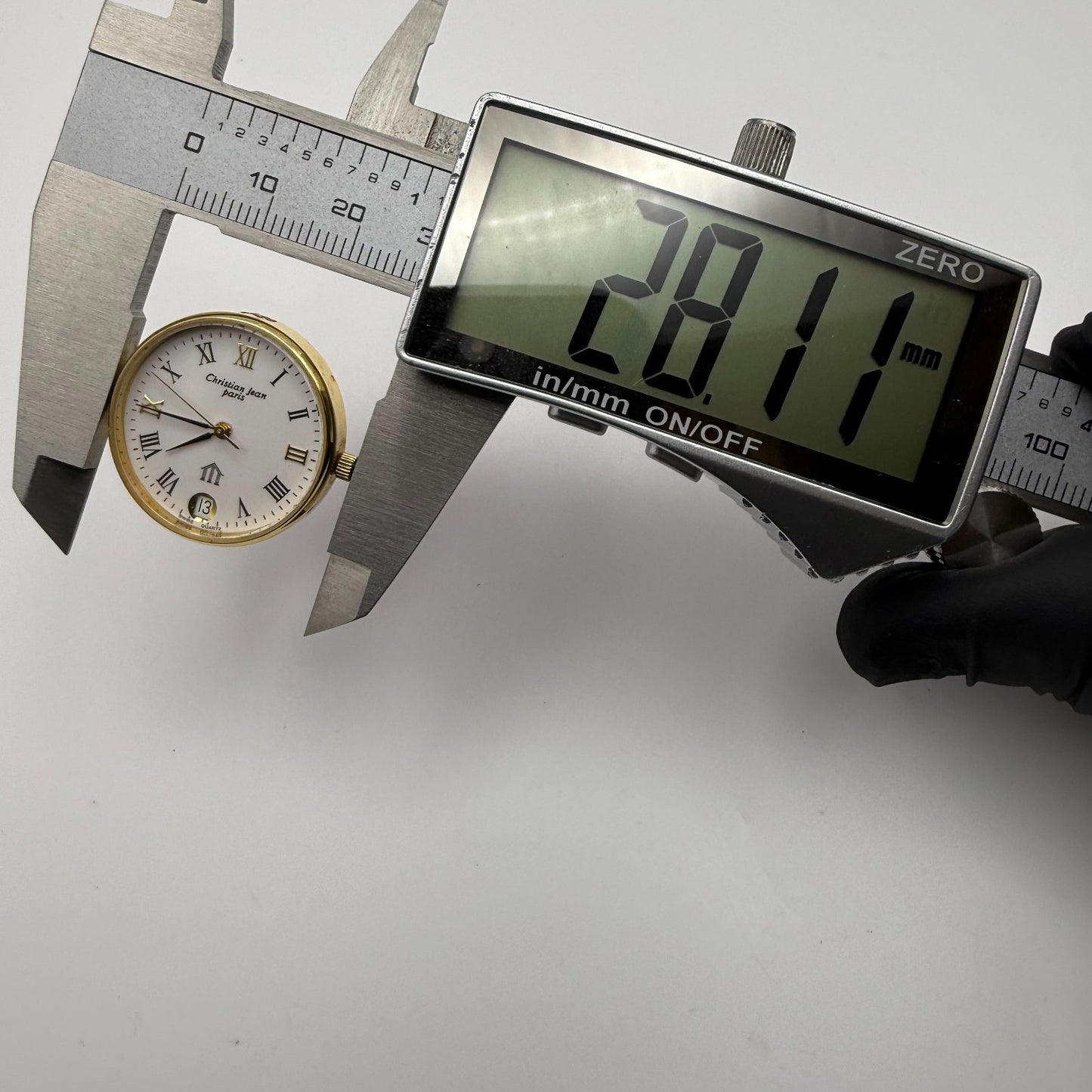 Christian Jean Paris Michelangelo Ladies Quartz Watch Date Swiss 26mm To REPAIR