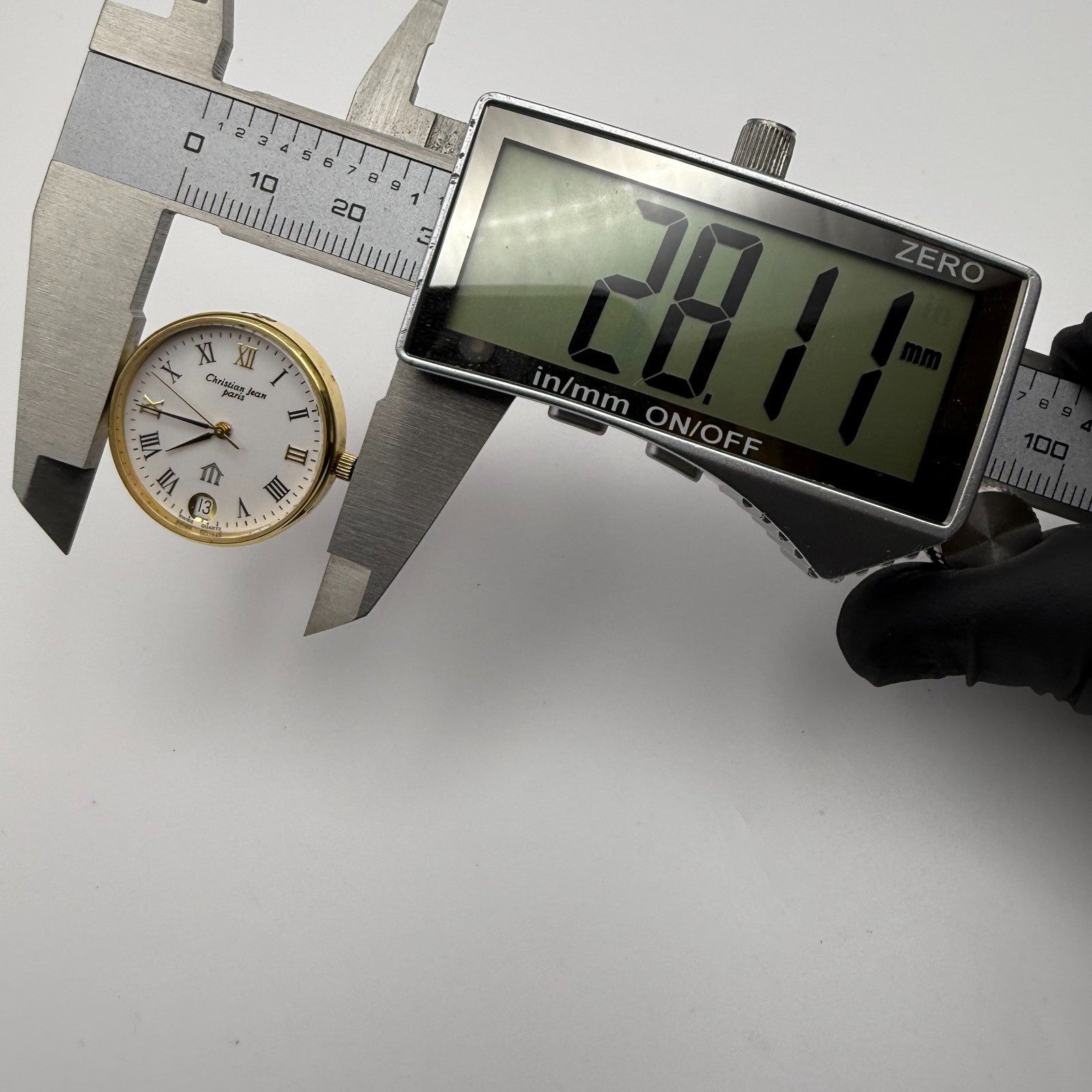 Christian Jean Paris Michelangelo Ladies Quartz Watch Date Swiss 26mm To REPAIR