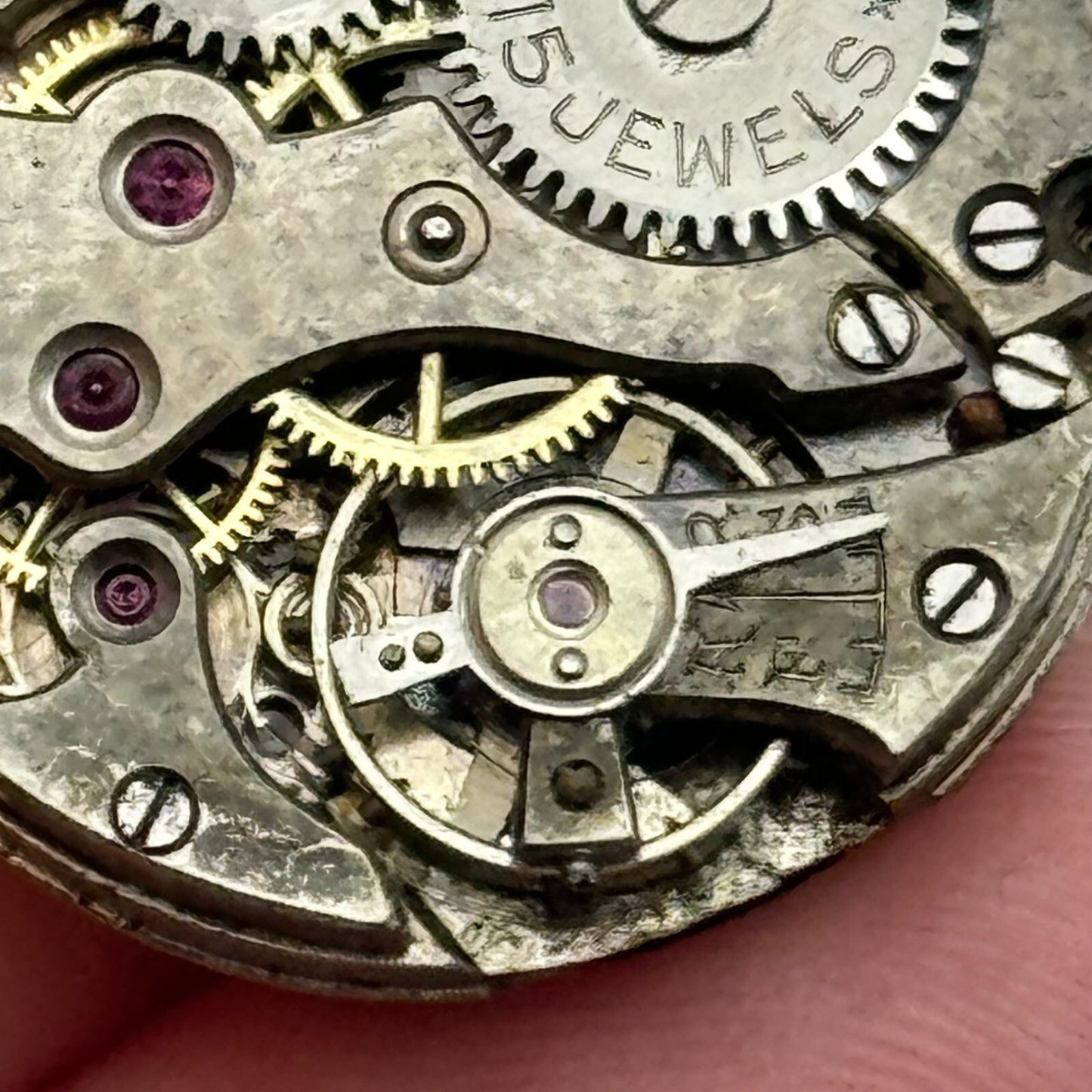 23.6mm Mens Sunbeam Balance Ok Trench Watch Movement Manual Wind Swiss PARTS