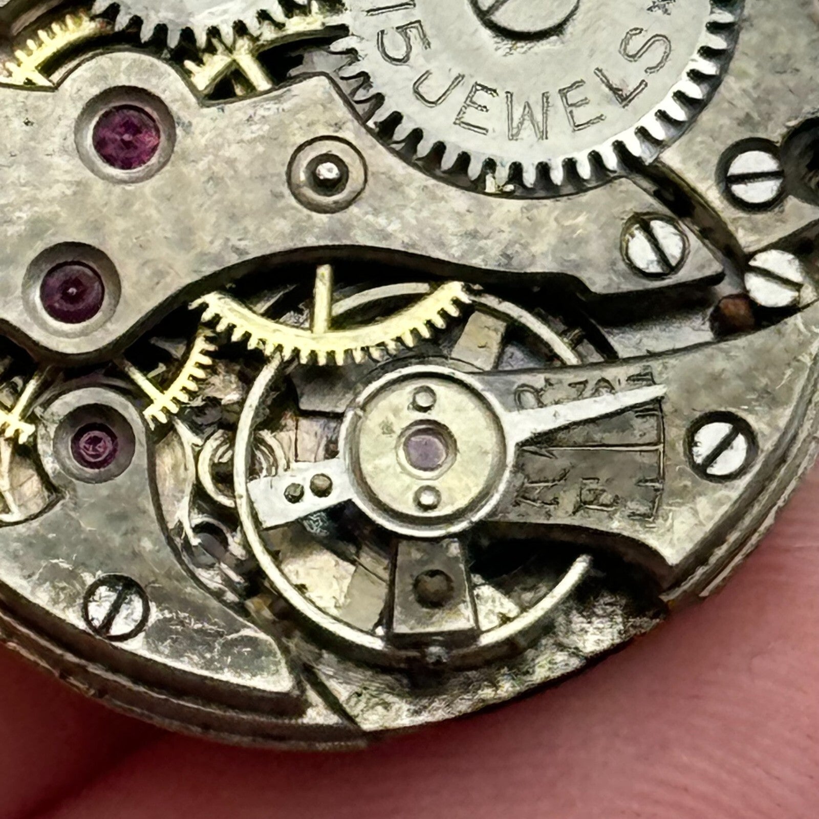 23.6mm Mens Sunbeam Balance Ok Trench Watch Movement Manual Wind Swiss PARTS