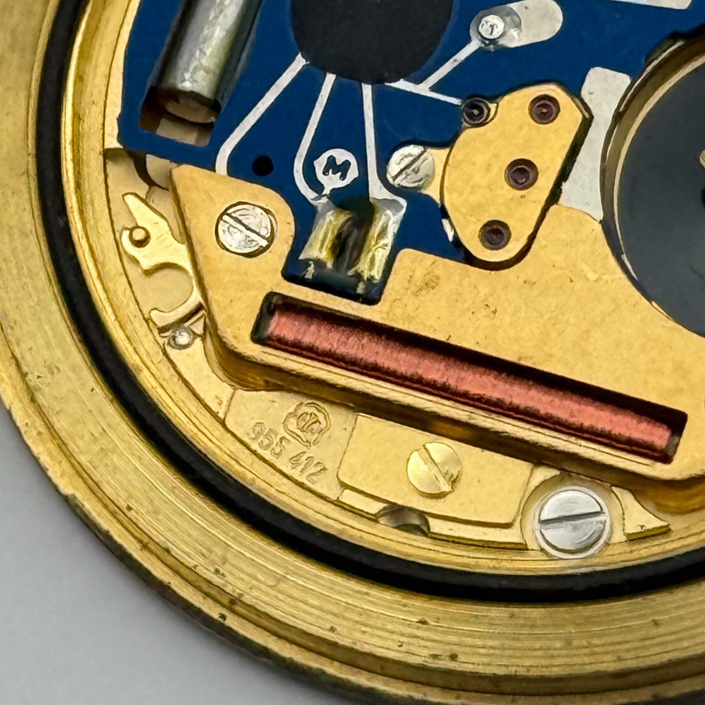 ETA 955.412 Quartz Watch Movement Rotary Date Vintage Swiss Parts Repair 31.8mm