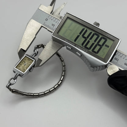 14mm Vintage Ladies Art Deco Beaded Bracelet Manual Wind Watch PARTS / REPAIR