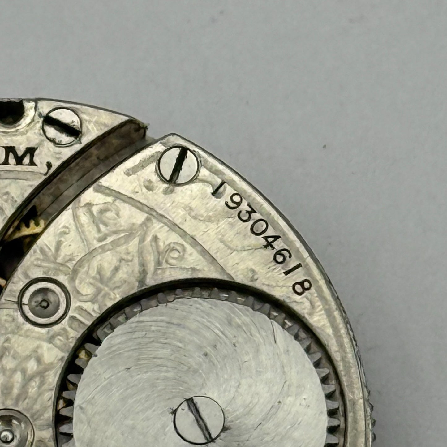 Waltham Grade 310 Model 1900 American Watch Movement 3/0s Parts Repair