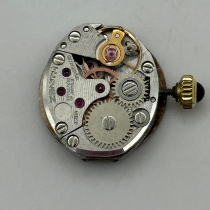 13mm Vintage Zenith 16.5 Movado Ladies Manual Wind Watch Movement PARTS / REPAIR