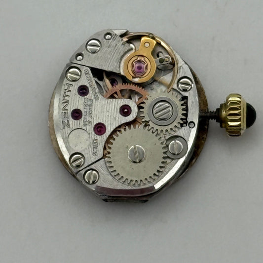 13mm Vintage Zenith 16.5 Movado Ladies Manual Wind Watch Movement PARTS / REPAIR