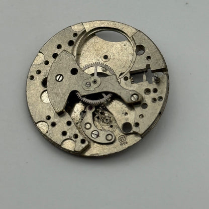 ST 1696 Watch Movement Manual Wind Vintage Incomplete Swiss Parts Repair 25.8mm