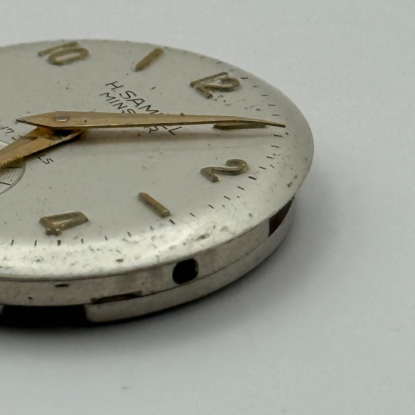 FHF 70 Watch Movement H Samuel Manual Wind Vintage Swiss Parts Repair 23.4mm