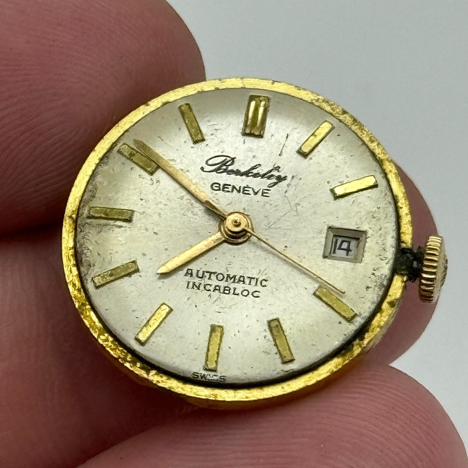 21.7mm Ladies Berkeley ETA 2551 Date Dial Automatic Watch Movement PARTS SPARES