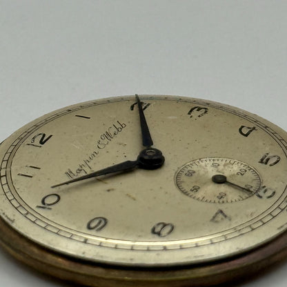 Mappin & Webb Precision Watch Movement Manual Wind Vintage Parts Repair 29.6mm