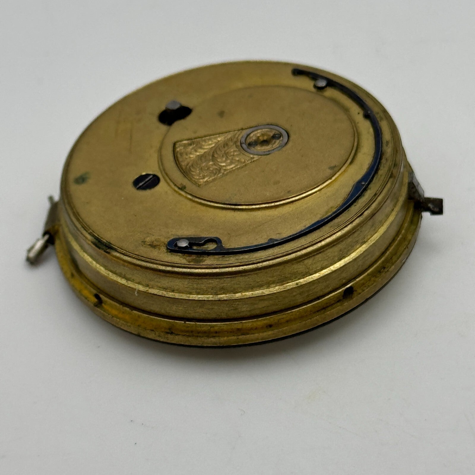 42.9mm Antique Reversing Pinion English Pocket Watch Movement PARTS SPARES