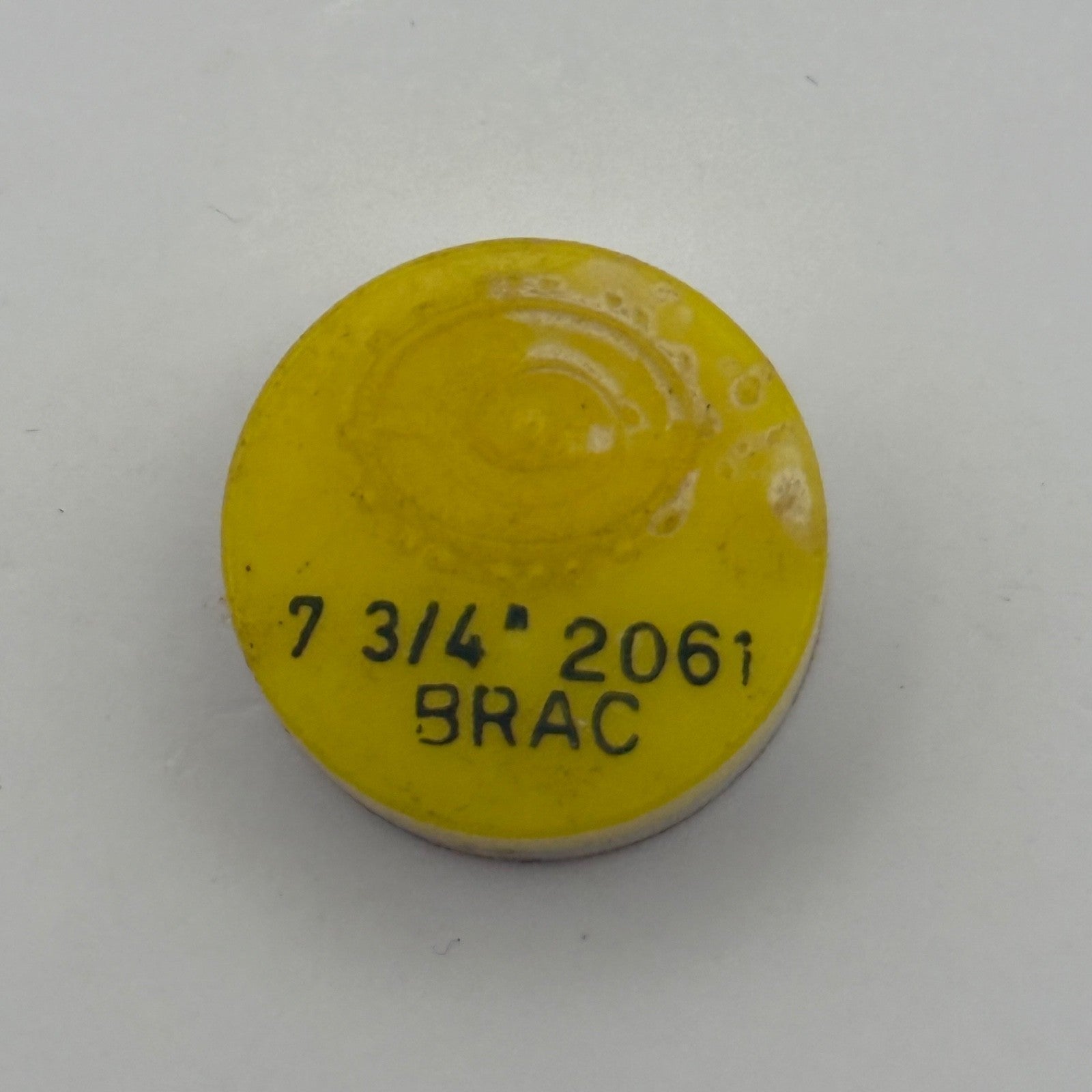 BRAC 2061 Balance Wheel Complete And Spring 7 3/4''' Watch Movement Parts NOS