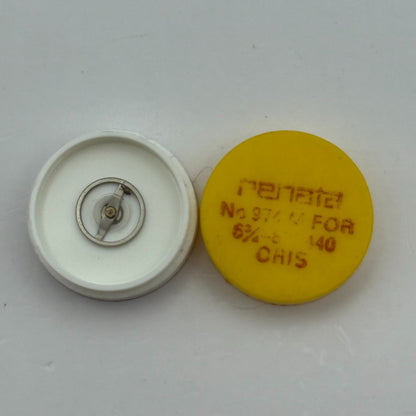 Cris 440 Balance Wheel Complete And Spring  6¾’’’ 974 M Watch Movement Parts NOS