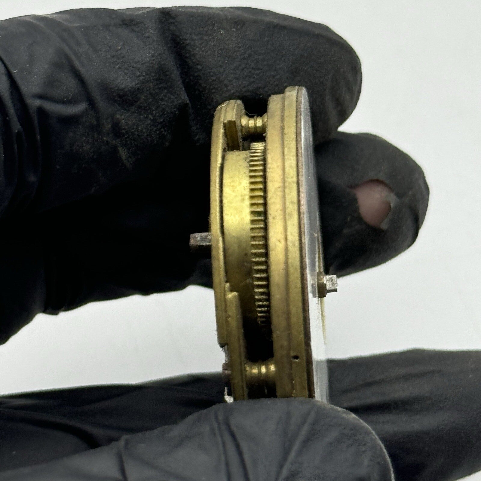 42.8mm Lancashire Watch Co Prescott Trademarked Pocket Watch Movement FOR PARTS