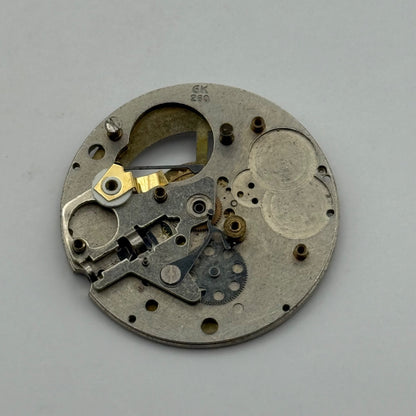 GK 260 Watch Movement Manual Wind Vintage Incomplete Parts Repair 26mm