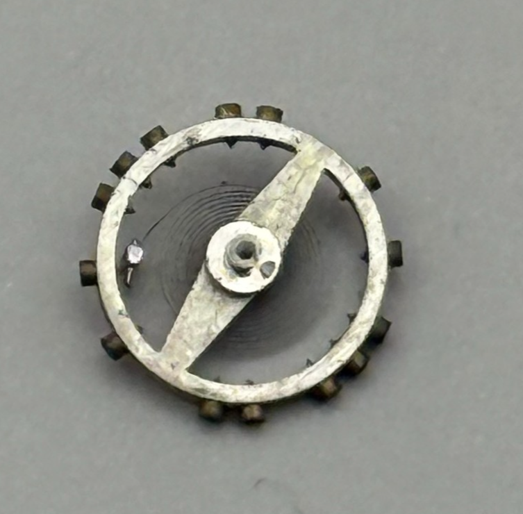 AS 976 1012 Balance Wheel Complete And Spring  29 M Watch Movement Parts NOS