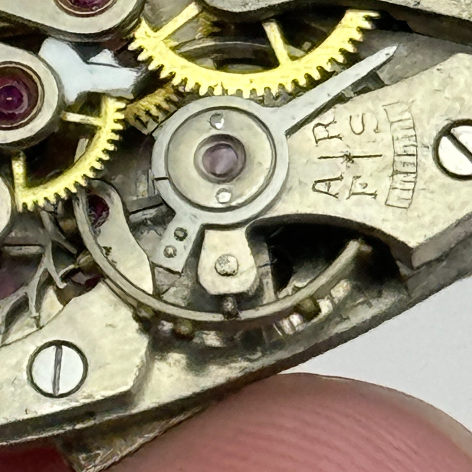 20mm Buren Grand Prix Cal 14 Tank Tonneau Manual Wind Swiss Watch Movement PARTS