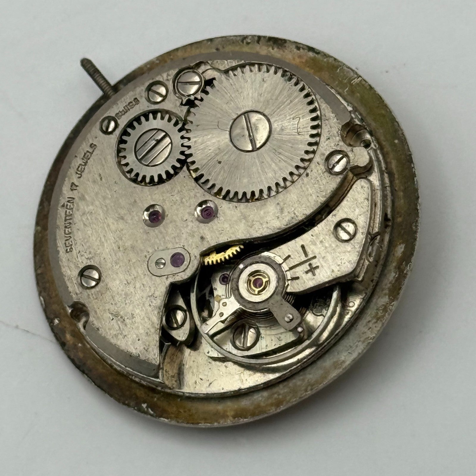 FHF ST 96 Watch Movement Legion Manual Wind Vintage Swiss Parts Repair 25.8mm