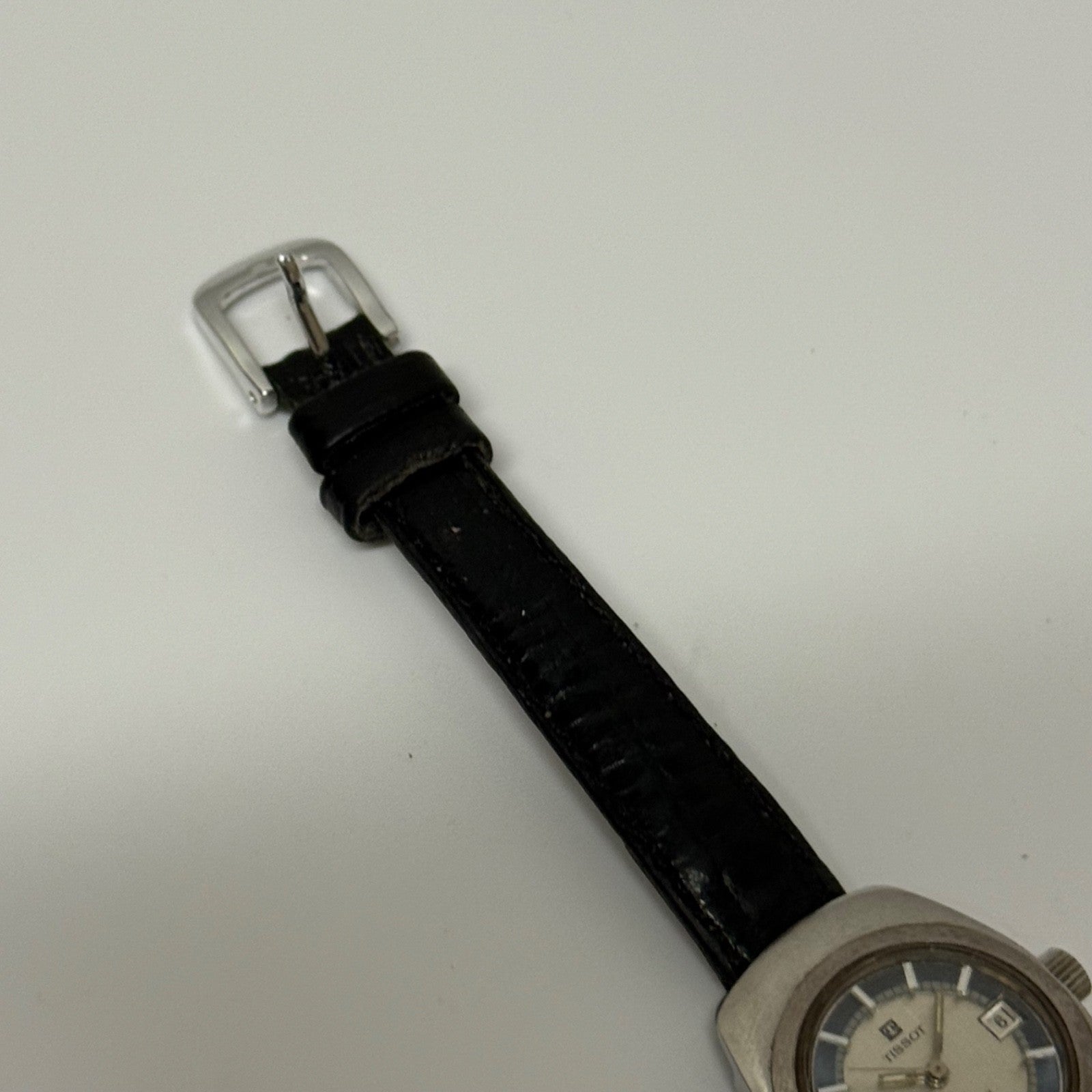 25mm Vintage Tissot Seastar Date Dial Ladies Swiss Stainless Watch PARTS REPAIR