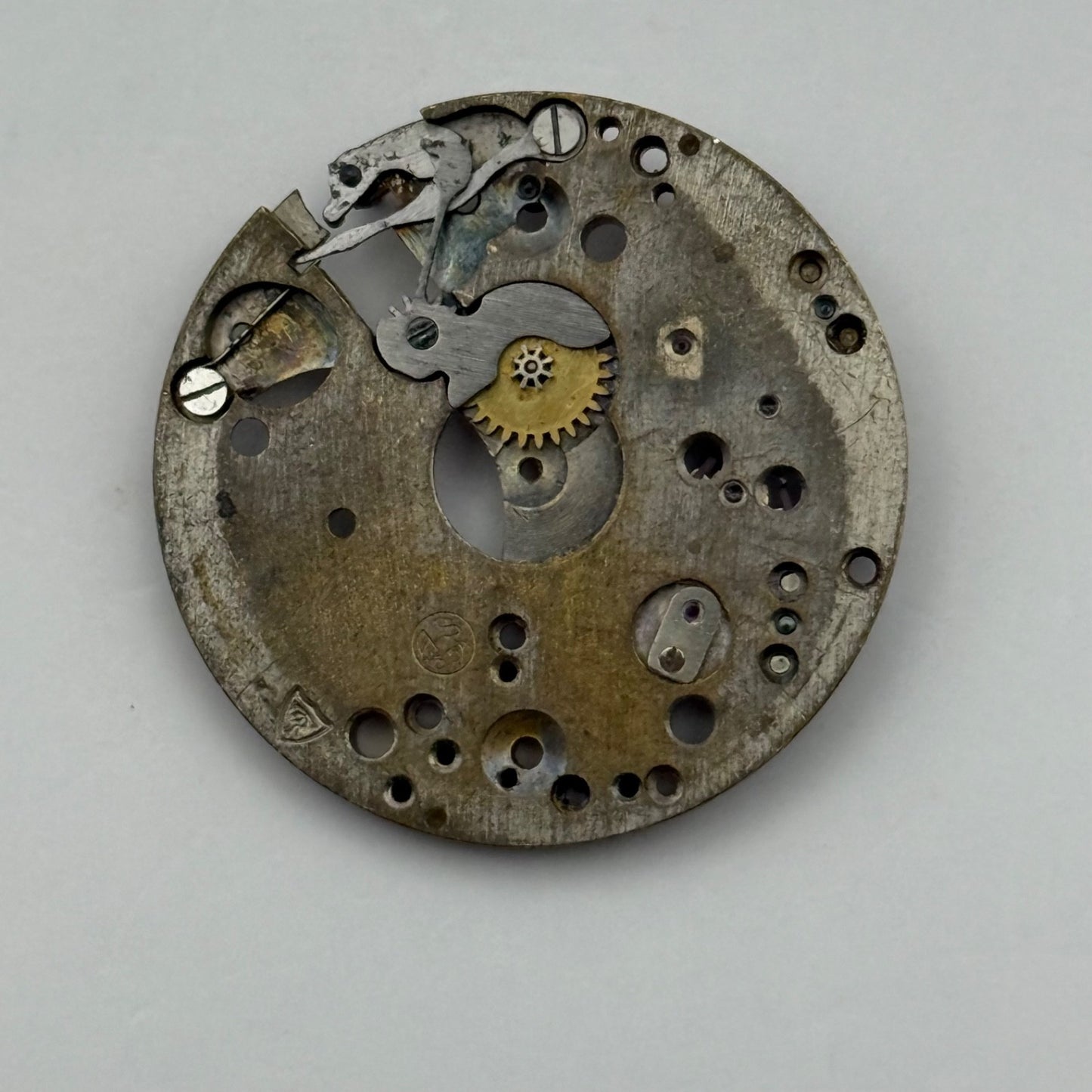 AS 554 Watch Movement Main Plate Manual Wind Vintage Swiss Parts Repair 27mm