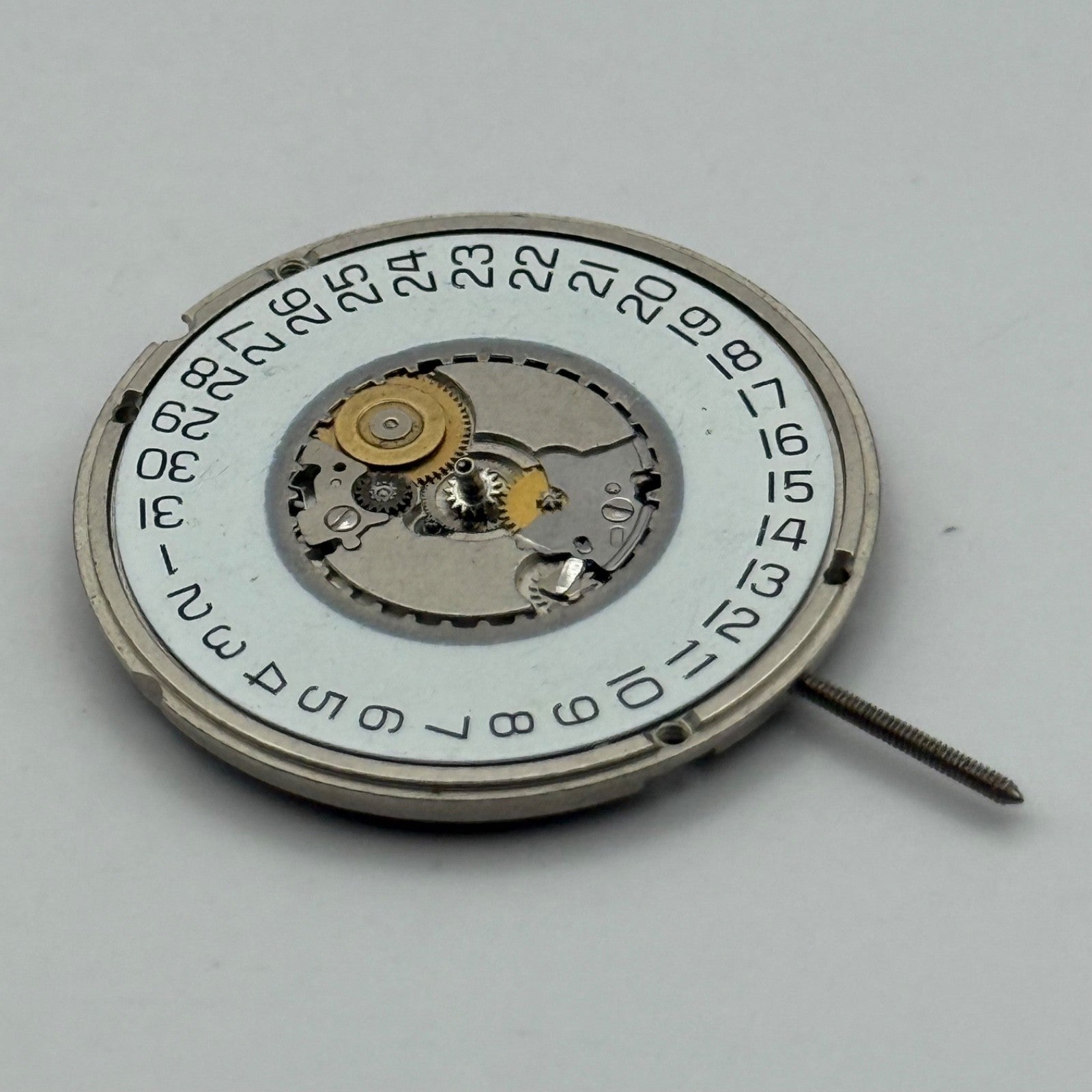ETA 955.114 Watch Movement Quartz Vintage Swiss Date Ring Parts Repair 26.1mm