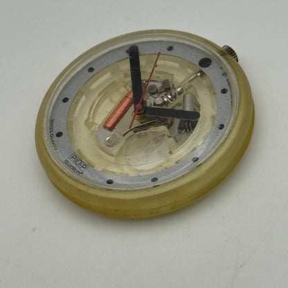 39mm Vintage 1987 Swatch Pop BK102 Hot Turq Watch UNTESTED PARTS REPAIR