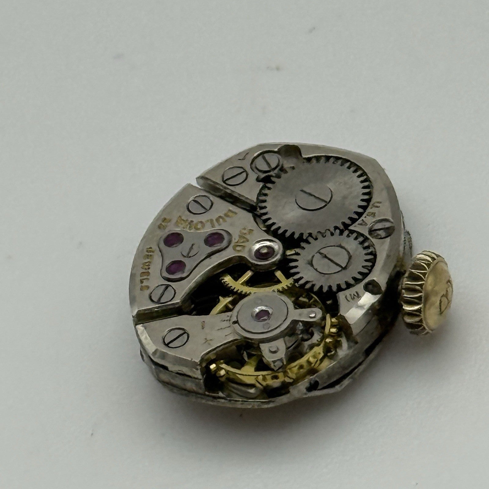 13mm Vintage Ladies Bulova 5AD Manual Wind Swiss Watch Movement PARTS REPAIR