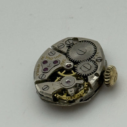 13mm Vintage Ladies Bulova 5AD Manual Wind Swiss Watch Movement PARTS REPAIR