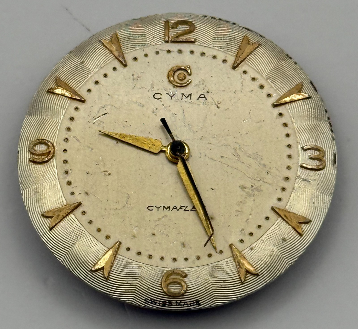 Cyma R.459 Cymaflex Watch Movement Manual Wind Vintage Swiss Parts Repair 23.5mm