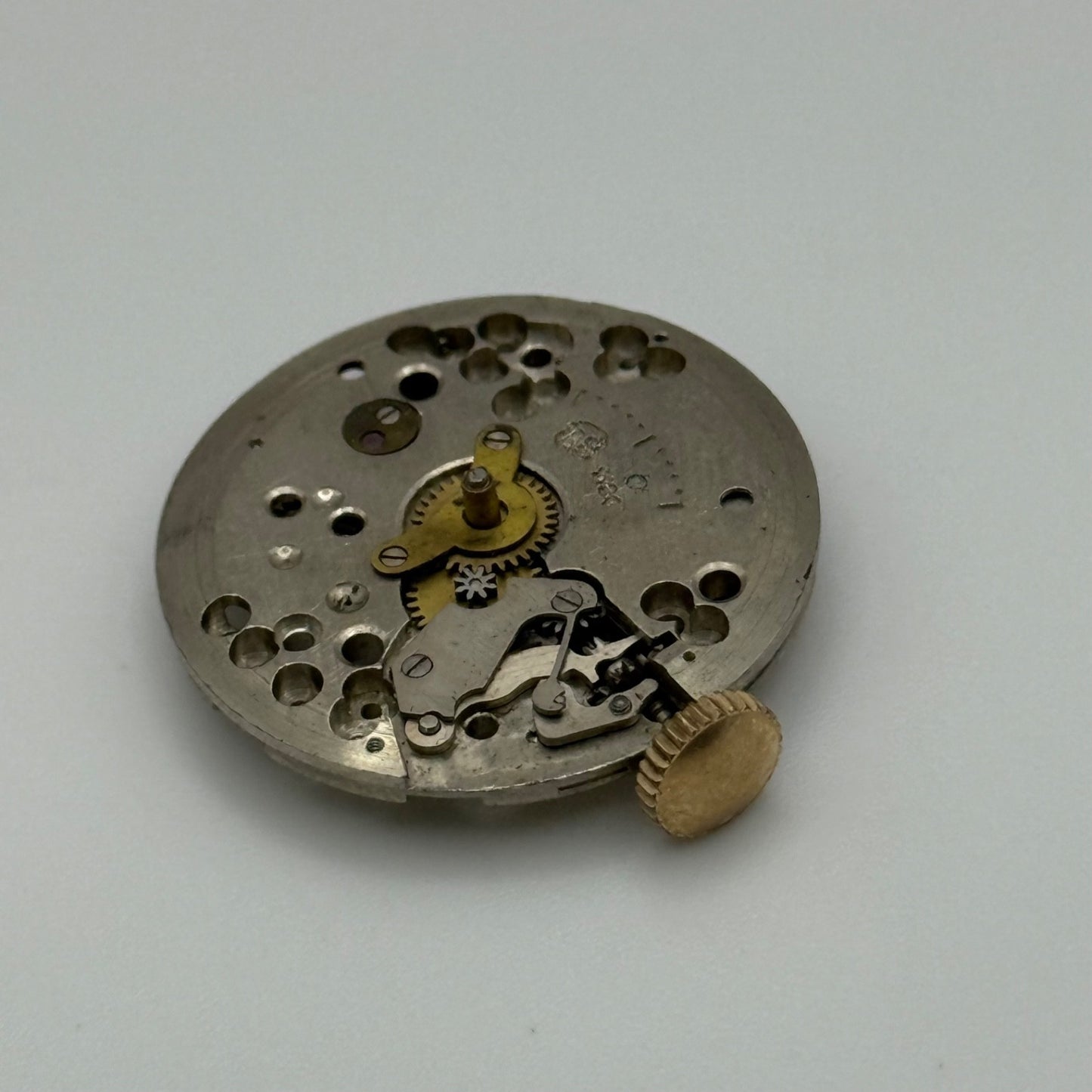 AS 1124 Watch Movement Manual Wind A Schild Vintage Swiss Parts Repair 25.9mm