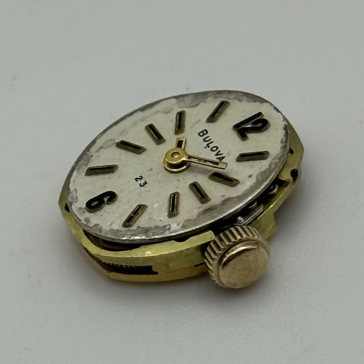 13.1mm Running Vintage Ladies Bulova 5BD Manual Wind Swiss Watch Movement PARTS
