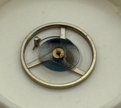 Felsa 4452? Balance Wheel Complete And Spring Ord + Inca Watch Movement Parts