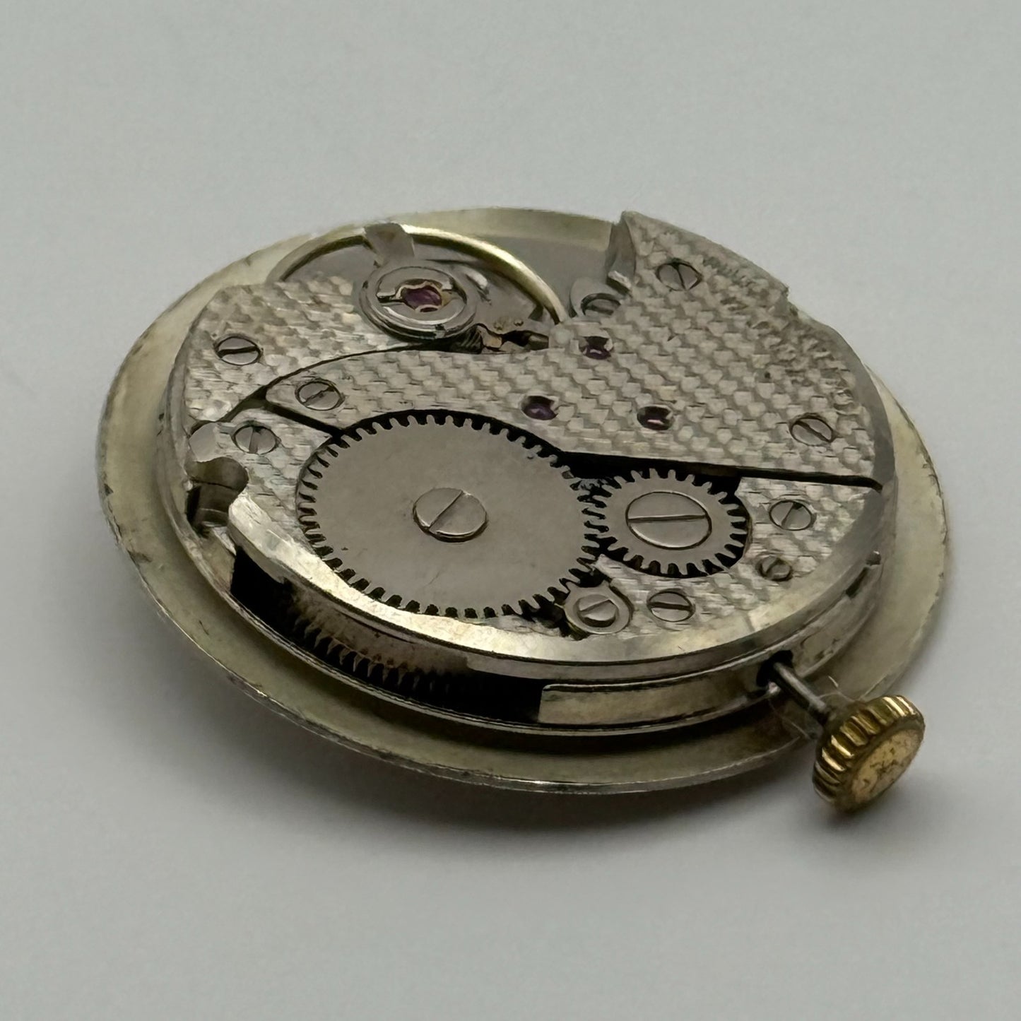FHF ST 96 Watch Movement Astral Manual Wind Vintage Swiss Parts Repair 25.6mm