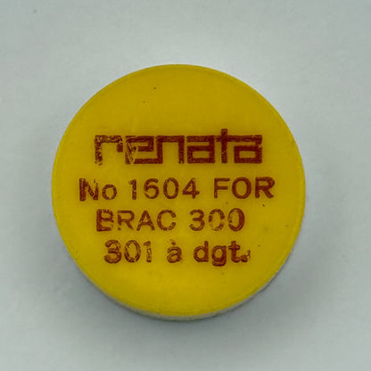 BRAC 300, 301 Balance Wheel Complete And Spring a dgt. 1604 Watch Movement Parts