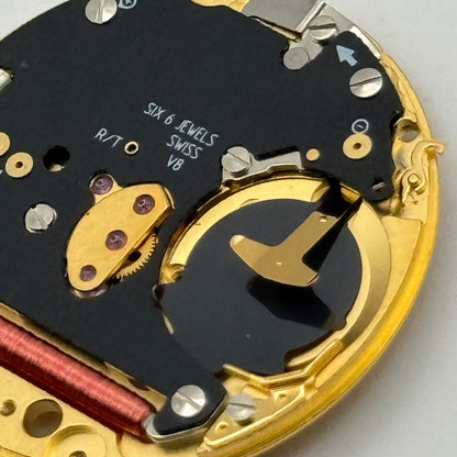 ETA 255.411 Quartz Watch Movement 6 Jewels Swiss Vintage Parts Repair 23.8mm